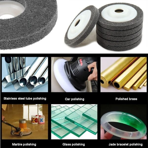 100mm Nylon Fiber Polishing Wheel Grinding Disc For Angle Grinder - Image 2