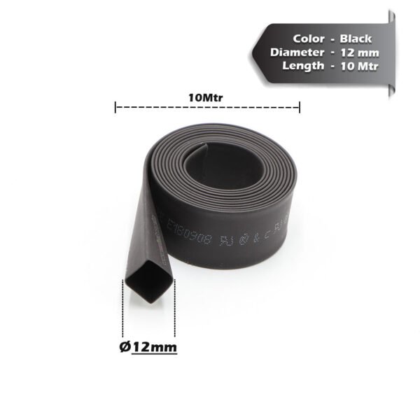 Heat Shrink Sleeve Tube - Black - Image 28