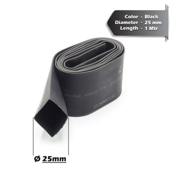 Heat Shrink Sleeve Tube - Black - Image 20