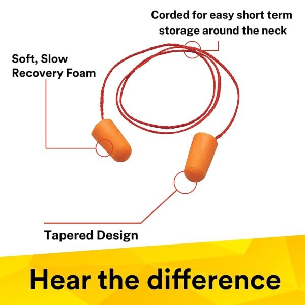 3M: 1110 Corded Foam Ear Plugs - Image 5