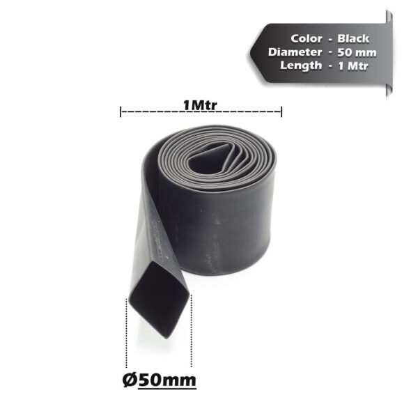 Heat Shrink Sleeve Tube - Black - Image 47