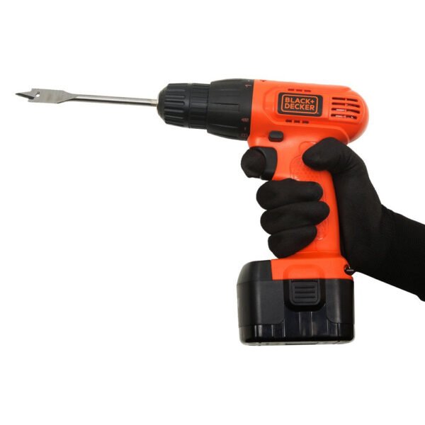 Black & Decker: CD121K50 12V Cordless Keyless Chuck Drill Driver Kit and 50 Accessories Kitbox - Image 2
