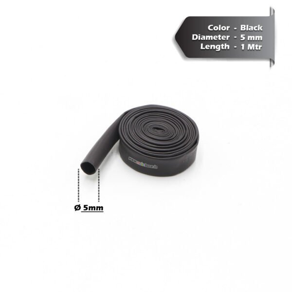 Heat Shrink Sleeve Tube - Black - Image 12