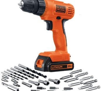 Black + Decker: LD120VA 20V MAX POWER CONNECT Li-Ion Cordless Drill/Driver Set