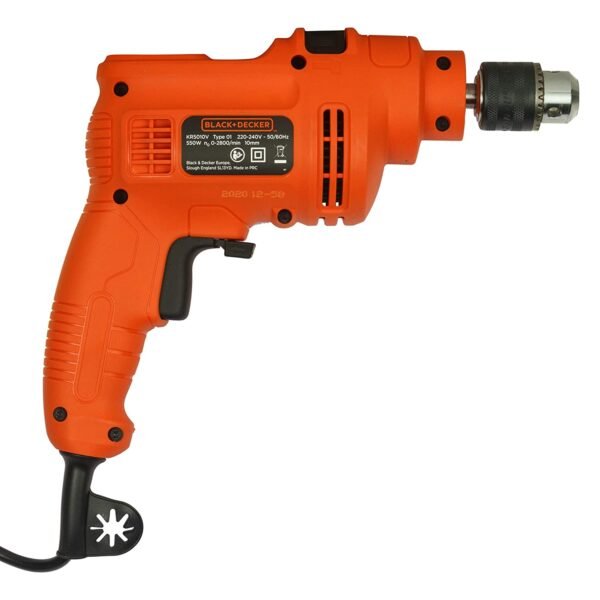 Black & Decker: KR5010V Premium Drill Machine Impact 550W (Variable Speed)