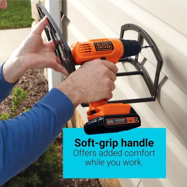 Black + Decker: LD120VA 20V MAX POWER CONNECT Li-Ion Cordless Drill/Driver Set - Image 3