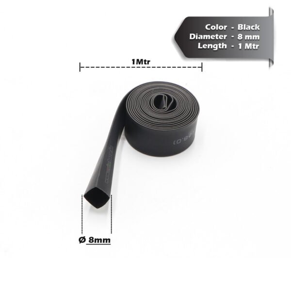 Heat Shrink Sleeve Tube - Black - Image 14