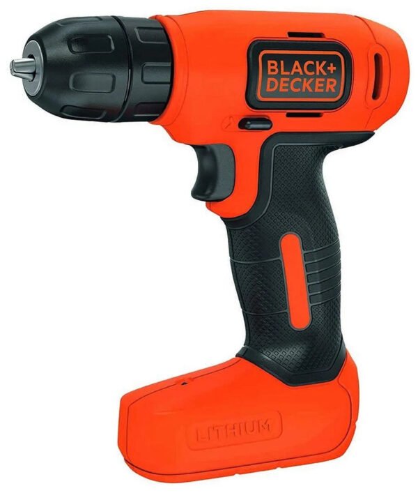 Black & Decker: BDCD8GPA 14 Pieces 7.2V Li-Ion Orange Cordless Drill Kit - Image 2