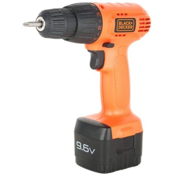 Black & Decker: CD961K50 9.6 Volt Cordless Keyless Chuck Drill Driver Kit - Image 2