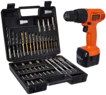 Black & Decker: CD961K50 9.6 Volt Cordless Keyless Chuck Drill Driver Kit