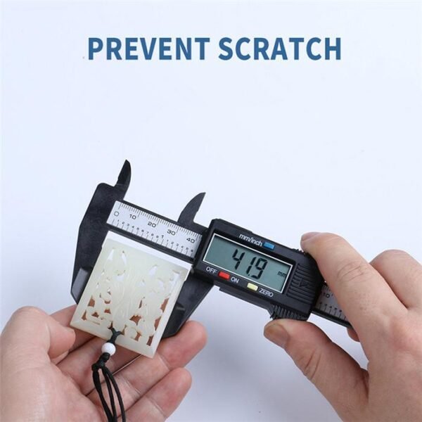 Digital Vernier Caliper Plastic Body 150mm/6Inch with Blister Packaging - Image 7