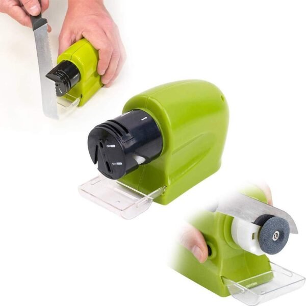 Cordless Electric Knife/ Blade Sharpener with Catch Tray - Image 4