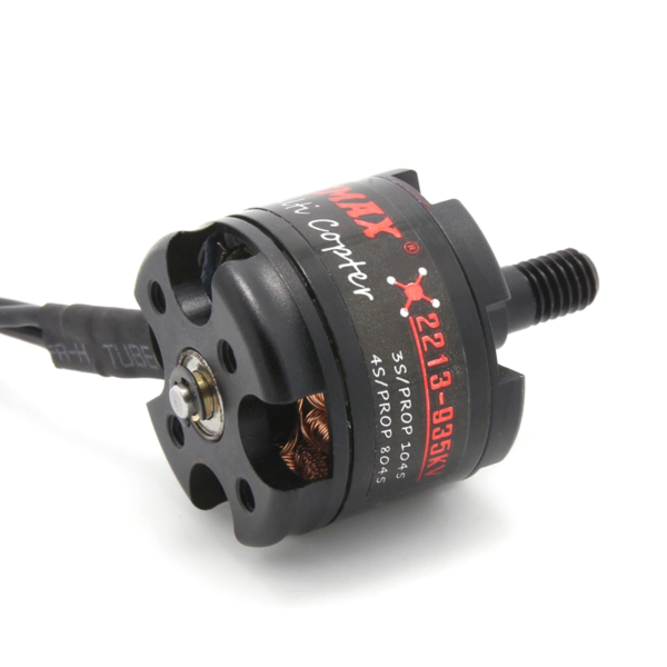 EMAX: MT2213 935KV Brushless DC Motor for Drone – Black Cap (CW) With 1045 Propeller Combo - Image 4