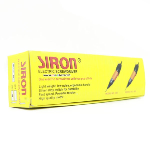 Siron: Electric Screwdriver 801 with 2 Bits - 5mm - Image 3