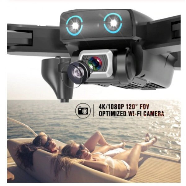 Pioneer: GD-118 Professional Foldable Drone Wifi Fpv Mavic 4k HD Camera With Remote Control - Image 9
