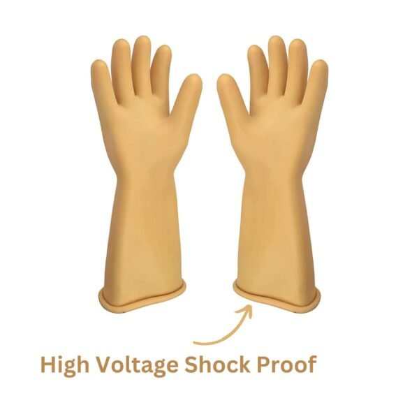 Industrial 11KV Electrical Safety Rubber Gloves - Image 2