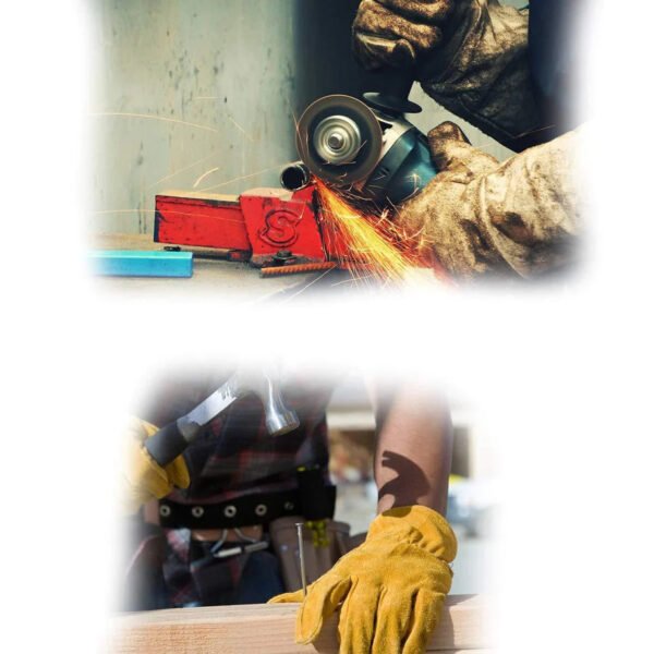 Protective Durable Heat Resistant Welding Gloves (Pair) - Image 3