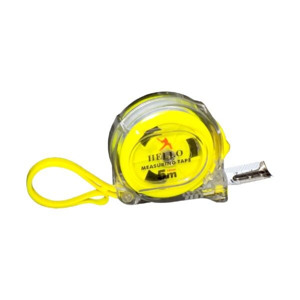 Generic: 5mtr Transparent Measuring Tape with Press Release Locking System - Image 4