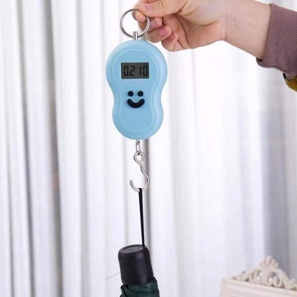 50kg 10g Portable Hanging Luggage Digital Smile Mini Weight Machine - Image 12