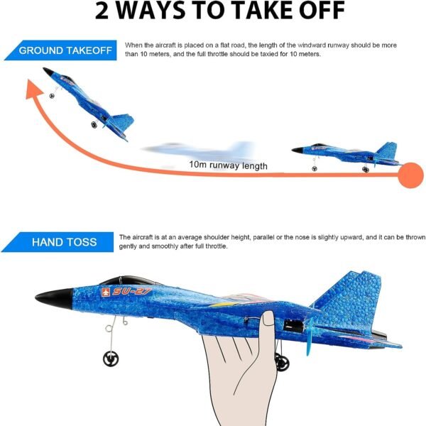 SU-27 2.4GHZ RC Air Plane Glider Remote Control EPP Fixed Wing Aircraft - Image 2