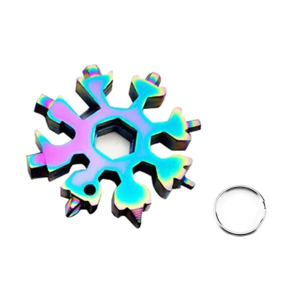 18 in 1 Snowflake Portable Spanner Multi-Tool Hex Wrench - Image 4
