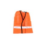 Generic: Reflective Tape Safety Jacket - Orange