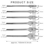 6pcs 10-25mm Spade Drill Bits Set Flat-Head Hex-Shank Hole Puncher Tool for Wood - Image 3