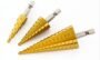 [High Quality] HSS Step 3 Drill Bits Set Power Tools Step Drill 4-12/4-20/4-32mm Cone Titanium Coated Metal Hole Cutter Tools