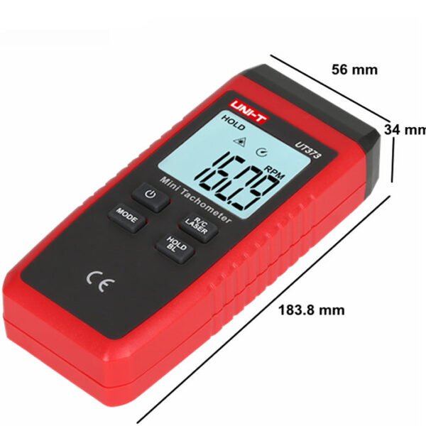 UNI-T UT373 Mini Digital Non-contact Tachometer Laser RPM Meter Speed Measuring Instruments - Image 6