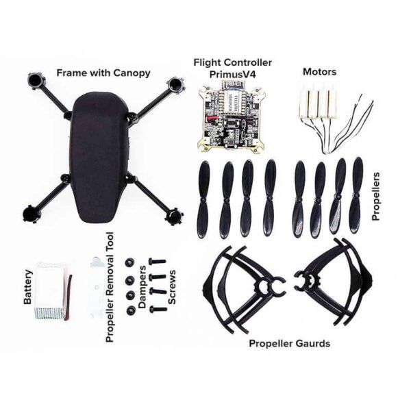 Pluto DIY Nano Drone Kit 1.2 - for Learning Stem & Tinkering, Crash Resistant, Smartphone Controlled with Rechargeable Battery - Image 3