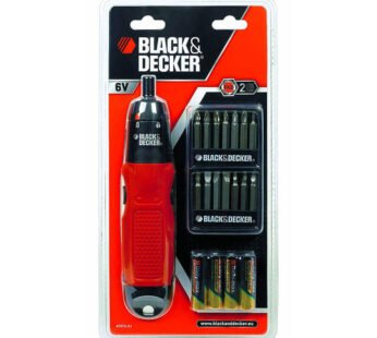 Black & Decker: A7073 AA Cells Powered Screwdriver Set