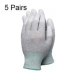 [Type 2] ESD Anti-static Anti-skid Electronic Working Gloves with PU Coated Fingertip - Image 6