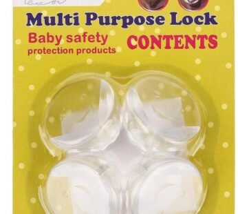 Transparent Round Corner Guards – Pack of 4
